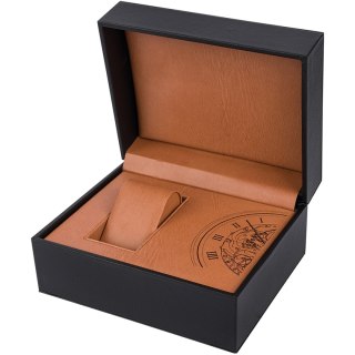 Pudełko na zegarek drewniane mahoń PREMIUM PDR-4