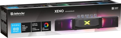 GŁOŚNIK DEFENDER SOUNDBAR XENO 20W LED BLUETOOTH