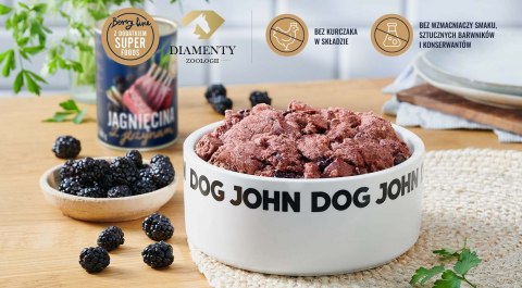 John Dog BERRY Adult jagnięcina z jeżynami 400g*6