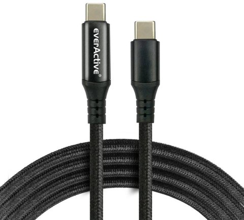 KABEL USB-C / USB-C LCD everActive CBB-3PDL 300cm 20V 2,25A 45W