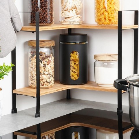 Pojemnik na produkty sypkie szklany zakręcany 1 l