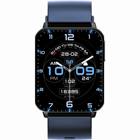 Smartwatch Gravity Granatowo Czarny 2 Paski GT17-9