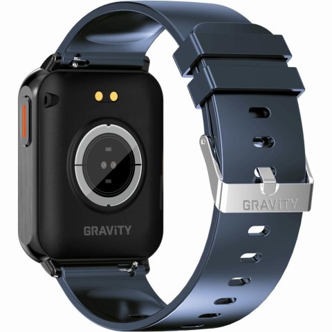 Smartwatch Gravity Granatowo Czarny 2 Paski GT17-9