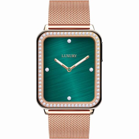 Smartwatch Gravity Różowe Złoto Szary 2 Paski GT17-4