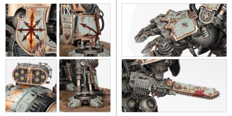 WARHAMMER 40K IMPERIAL KNIGHT QUESTORIS model 54-22 potężna machina bojowa