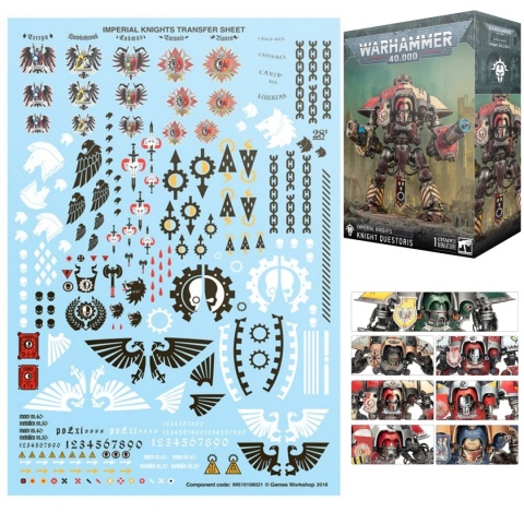 WARHAMMER 40K IMPERIAL KNIGHT QUESTORIS model 54-22 potężna machina bojowa