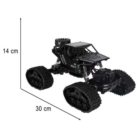 Samochód RC Rock Crawler 4x4 LHC012 auto 2w1 czarny