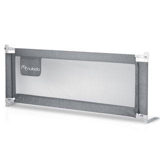 Barierka ochronna do łóżka zabezpieczająca bramka blokada160 cm Nukido NK-227 szara