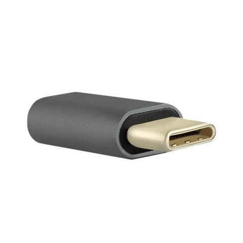 Adapter Qoltec USB 3.1 typC męski / MicroUSB 2.0 żeński Adapter Qoltec USB 3.1 typC męski / MicroUSB 2.0 żeński