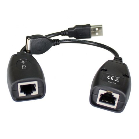 Extender Przedłużacz Techly USB do 50m po kablu sieciowym RJ45 Extender Przedłużacz Techly USB do 50m po kablu sieciowym RJ45
