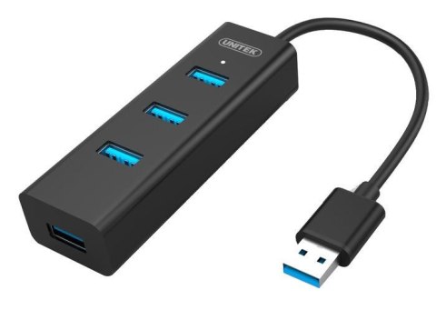 Hub USB Unitek Y-3089 4xUSB 3.0 czarny Hub USB Unitek Y-3089 4xUSB 3.0 czarny