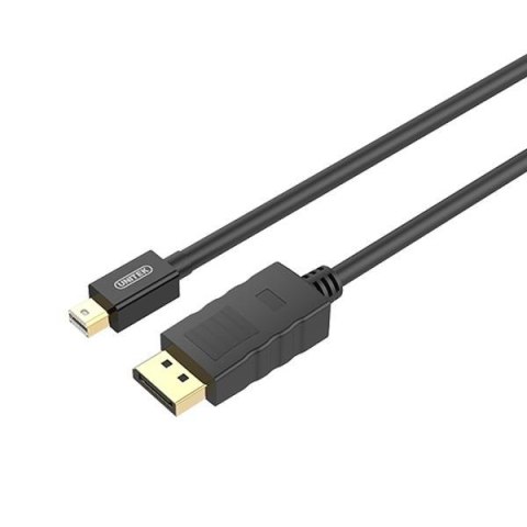 Kabel DisplayPort 1.2 Unitek Y-C611BK miniDisplayPort/DisplayPort M/M 2m Kabel DisplayPort 1.2 Unitek Y-C611BK miniDisplayPort/DisplayPort M/M 2m
