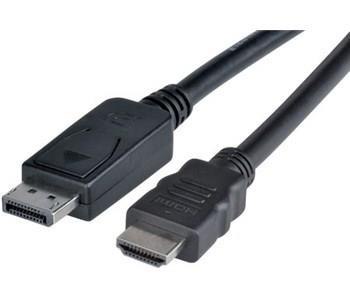 Kabel DisplayPort M - HDMI AM Savio CL-56 1,5m Kabel DisplayPort M - HDMI AM Savio CL-56 1,5m