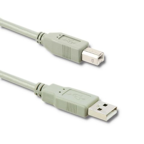 Kabel USB 2.0 Qoltec A męski / B męski | 5m