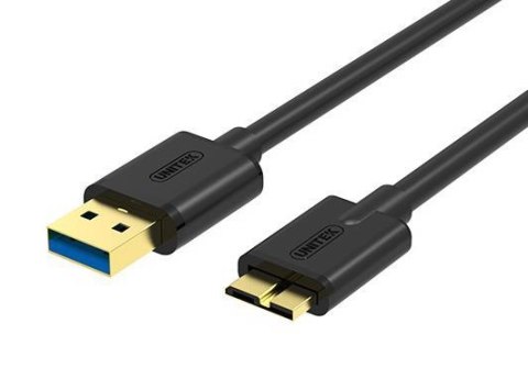 Kabel USB Unitek Y-C463GBK USB 3.0 microB/USB M/M 2m Kabel USB Unitek Y-C463GBK USB 3.0 microB/USB M/M 2m