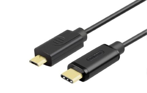 Kabel USB Unitek Y-C473BK USB 2.0 Typ-C (M) - micro USB B (M) 1m Kabel USB Unitek Y-C473BK USB 2.0 Typ-C (M) - micro USB B (M) 1m