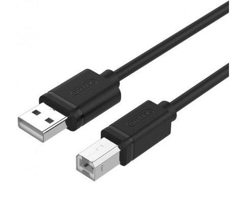Kabel Unitek Y-C421GBK USB 2.0 AM-BM, 5m Kabel Unitek Y-C421GBK USB 2.0 AM-BM, 5m