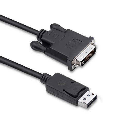 Kabel adapter Qoltec DisplayPort | DVI (24+1) męski | 1.8m Kabel adapter Qoltec DisplayPort | DVI (24+1) męski | 1.8m
