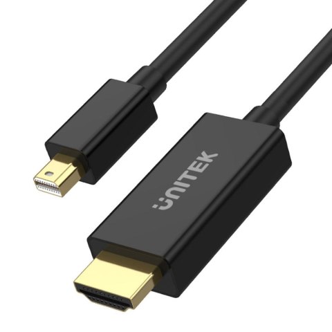 Kabel adapter Unitek V1152A miniDP - HDMI, 4K 30Hz, kabel 2m Kabel adapter Unitek V1152A miniDP - HDMI, 4K 30Hz, kabel 2m