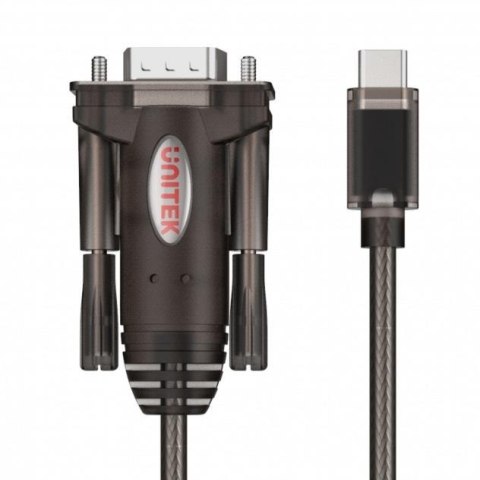 Kabel adapter Unitek Y-1105K USB Type-C do RS-232 DB9M Kabel adapter Unitek Y-1105K USB Type-C do RS-232 DB9M