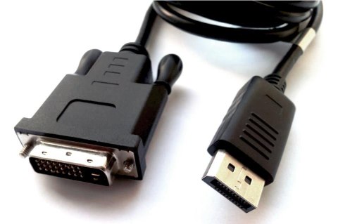 Kabel adapter Unitek Y-5118BA Displayport - DVI-D M/M 1,8m Kabel adapter Unitek Y-5118BA Displayport - DVI-D M/M 1,8m