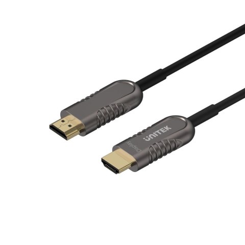 Kabel optyczny HDMI Unitek Y-C1028BK HDMI 2.0, AOC, 4K 60Hz, 10m Kabel optyczny HDMI Unitek Y-C1028BK HDMI 2.0, AOC, 4K 60Hz, 10m