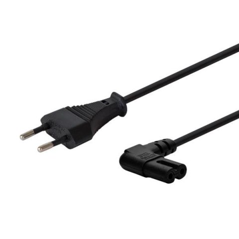 Kabel zasilający Savio CL-144 kątowy, 2pin, 3,0m Kabel zasilający Savio CL-144 kątowy, 2pin, 3,0m