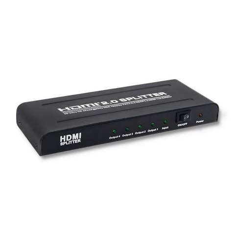 Rozdzielacz aktywny Qoltec Splitter HDMI 1x4 v.2.0 Rozdzielacz aktywny Qoltec Splitter HDMI 1x4 v.2.0