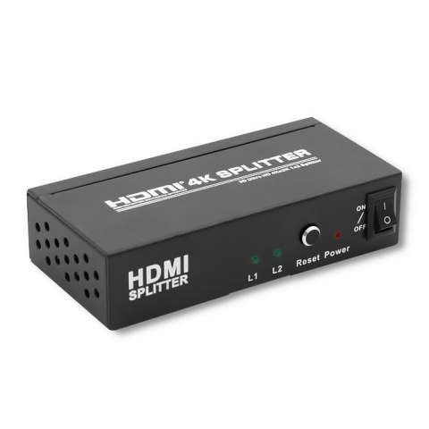 Rozdzielacz aktywny Qoltec Splitter HDMI v. 1.4 | 1x2 Rozdzielacz aktywny Qoltec Splitter HDMI v. 1.4 | 1x2
