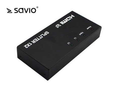 Splitter HDMI Savio CL-42 (1x IN - 2x OUT) Splitter HDMI Savio CL-42 (1x IN - 2x OUT)