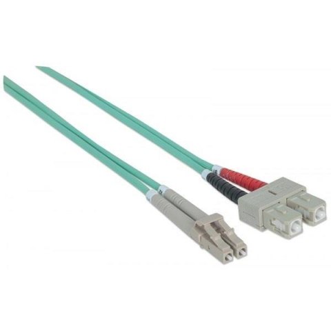 Światłowód krosowy TechlyPro LC-SC duplex 50/125 OM3, MM 3m