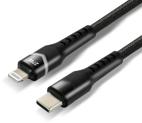 KABEL USB-C / Lightning Apple iPhone LED RGB everActive CBB-1CIR 100cm PD 27W