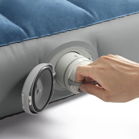 Materac dmuchany dwuosobowy 203x152x25 cm z wbudowaną pompką elektryczną INTEX 64189