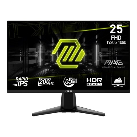 Monitor MSI 24,5" MAG 255F E20 Rapid IPS FHD 200Hz 2xHDMI DP