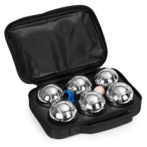 Zestaw do gry w bule kule boules petanque 6 szt. + etui i akcesoria