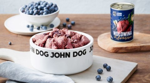 John Dog BERRY Adult wołowina z borówkami 400g*6