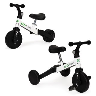 Rowerek trójkołowy biegowy 2w1 z pedałami ECOTOYS