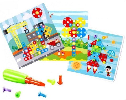 ŚRUBKOWY TRENING MAŁEJ RĄCZKI KREATYWNA ZABAWA #G2