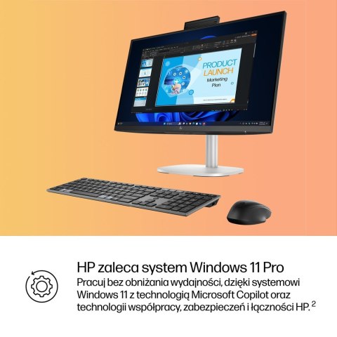 HP EliteStudio 8 AiO G1i Ultra 5 235 23.8"FHD Touch IPS 300nits LBL AG 16GB DDR5 5600 SSD512 Intel Graphics Cam 5MP W11Pro 3Y On