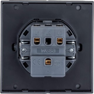 Łącznik podwójny szary WESA - CC TR 02