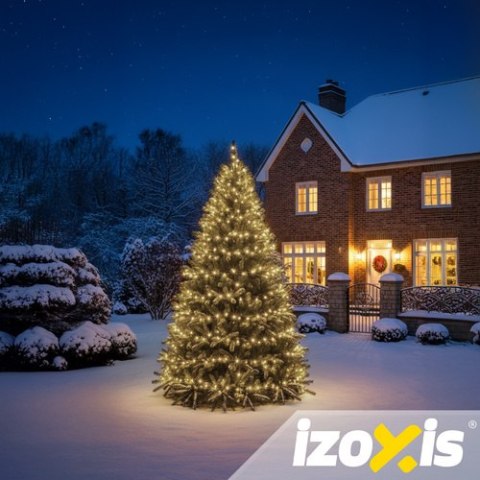 Lampki świąteczne kulki 300LED 30m Izoxis 26264