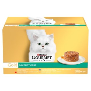 PURINA GOURMET GOLD Savoury Cake Mix Smaków 48x85g