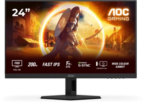 Monitor AOC AOC 24G4HRE (23.8" /IPS /200Hz /1920 x 1080 /Czarny)