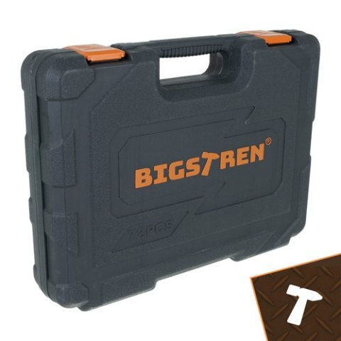Zestaw narzędzi w walizce 72el. Bigstren 26846