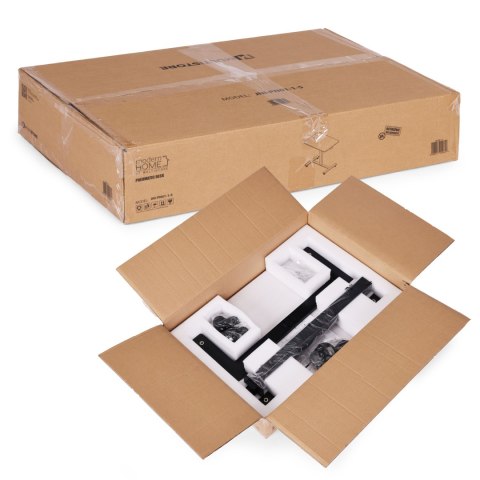 Mobilne biurko regulowane 70x48 cm stolik pod laptopa regulacja wysokości 71,5-112 cm czarne ModernHome