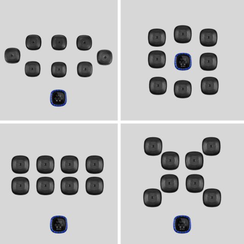 TB05 TARCZA BOKSERSKA MODUŁOWA BLUETOOTH Z MUZYKĄ I RĘKAWICAMI HMS