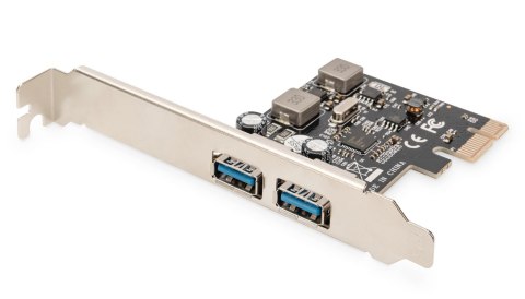 Kontroler USB 3.0 DIGITUS PCIe, 2x USB 3.0, Low Profile, Chipset UPD720202 Kontroler USB 3.0 DIGITUS PCIe, 2x USB 3.0, Low Profile, Chipset UPD720202