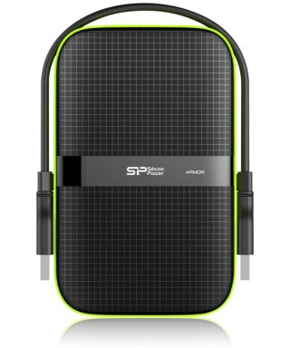 Dysk zewnętrzny HDD SILICON POWER Armor A60 (1TB /Czarno-zielony )