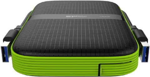 Dysk zewnętrzny HDD SILICON POWER Armor A60 (1TB /Czarno-zielony )