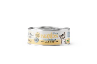 NAXOS CAT Puszka dla kociąt smaku kurczaka i kaczki 85g